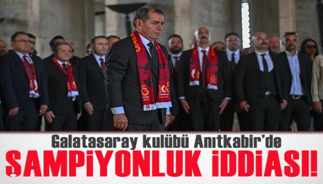 Galatasaray Kulübü Anıtkabir'de! Şampiyonluk iddiası