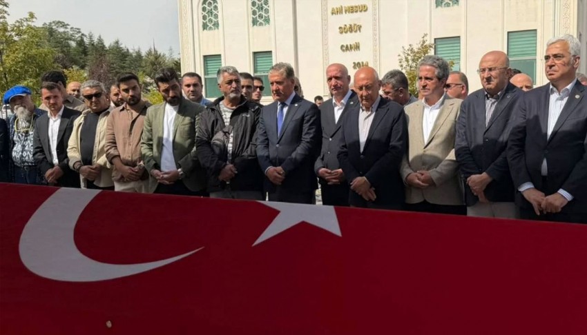 Emekli polis Ali Şekeroğlu son yolculuğuna uğurlandı