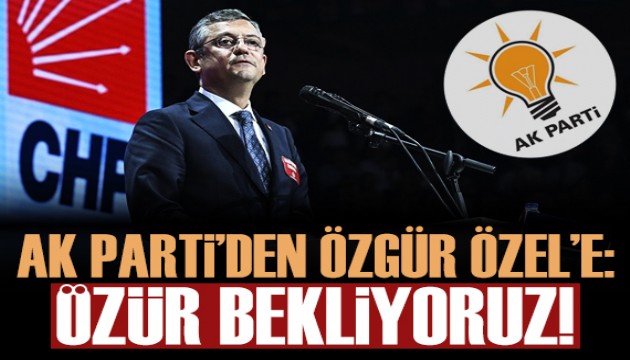 AK Parti Grup Başkanı Güler: Özgür Özel’den özür bekliyoruz