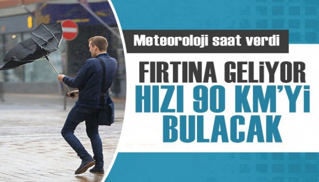 Meteoroloji uyardı: Şiddetli fırtına geri dönüyor!