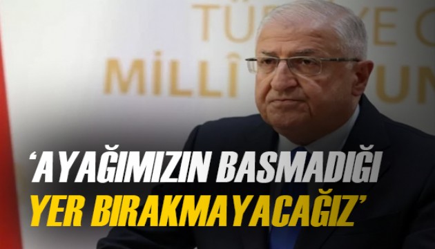 Milli Savunma Bakanı Yaşar Güler'den net mesaj