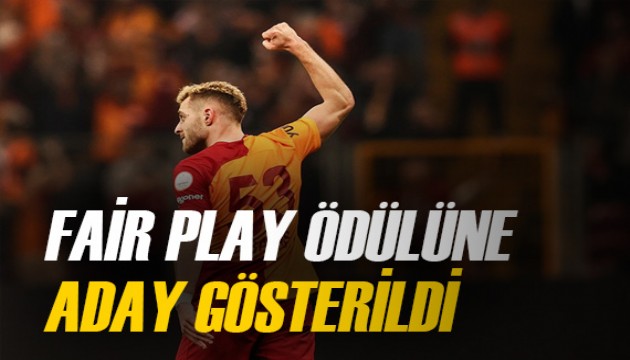 Barış Alper Yılmaz, Fair Play Ödülü'ne aday gösterildi