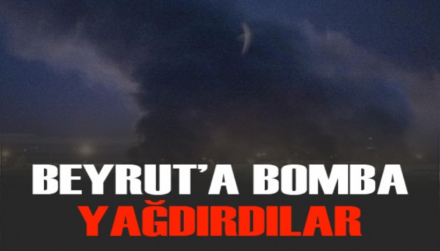 İsrail ordusuna ait uçaklar Beyrut'u bombaladı