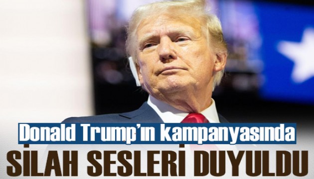 ABD Başkan Adayı Trump'ın seçim kampanyası yaptığı alanda silah sesleri