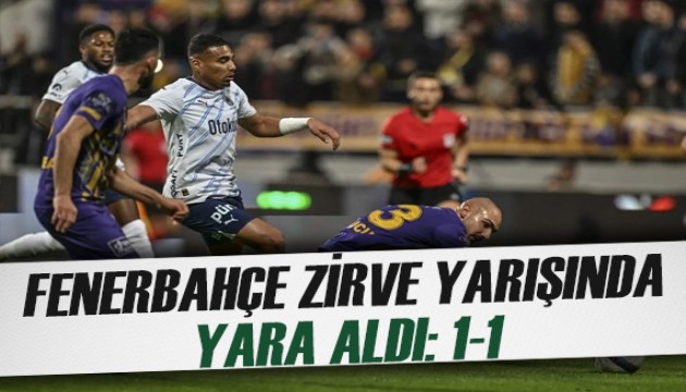 Fenerbahçe, Süper Lig'deki zirve yarışında yara aldı