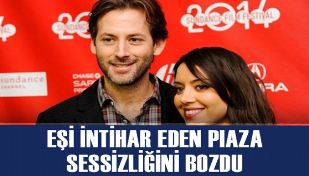 Eşi intihar eden Aubrey Plaza sessizliğini bozdu: Akıl almaz bir trajedi