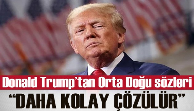 Trump: Orta Doğu, Rusya ve Ukrayna'dan daha kolay çözülebilir