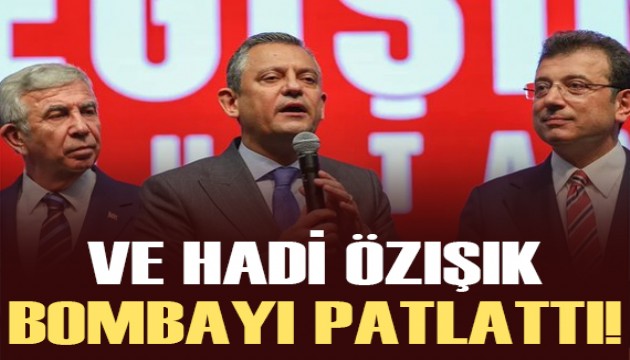 Hadi Özışık bombayı patlattı: Özel, İmamoğlu ve Yavaş arasında kıyasıya rekabet!