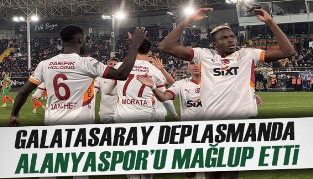 Galatasaray, Alanya'da zor kazandı