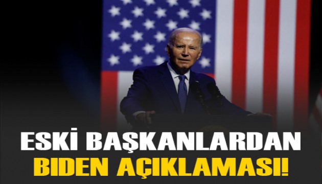 Eski ABD başkanları Biden'ın seçim yarışından çekilmesi sonrası açıklama yaptı