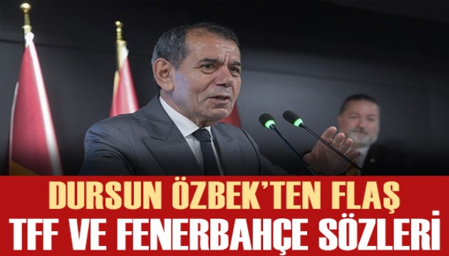 Dursun Özbek'ten flaş TFF ve Fenerbahçe sözleri