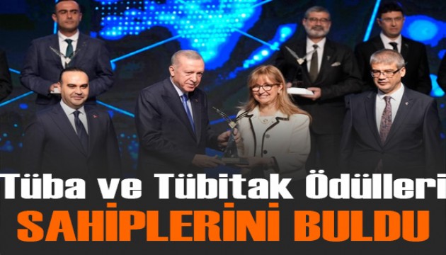 TÜBA ve TÜBİTAK Bilim Ödülleri sahiplerini buldu