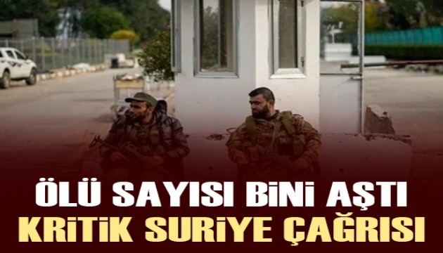 Ölü sayısı bini geçti, ABD ve Rusya'dan BMGK çağrısı