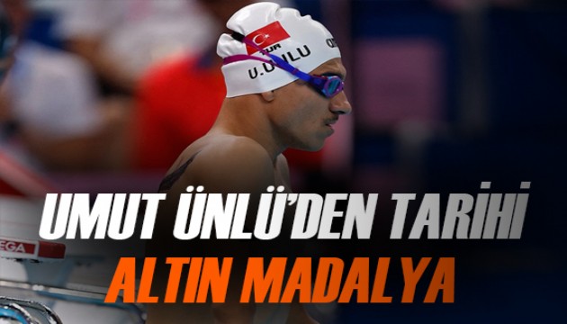 Umut Ünlü'den Türk spor tarihine geçen altın madalya