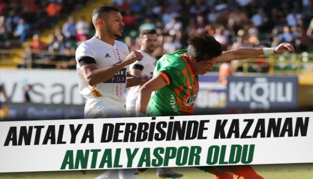 Antalya derbisini kazanan taraf Antalyaspor oldu