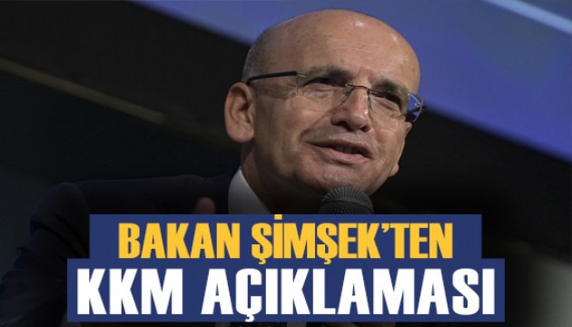 Bakan Şimşek: KKM stoku 72 haftadır kesintisiz geriliyor