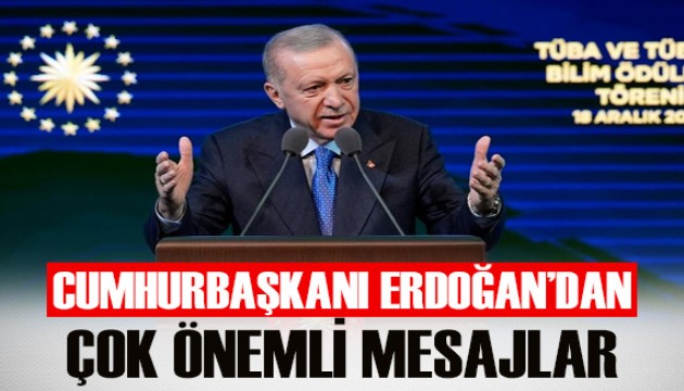 Erdoğan: Çağa liderlik eden Türkiye hedefine emin adımlarla ilerliyoruz