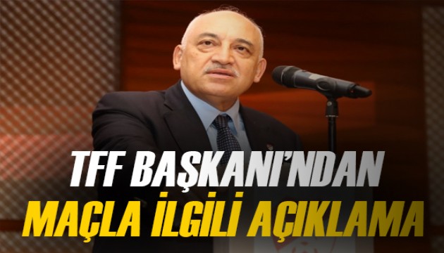 TFF Başkanı Mehmet Büyükekşi'den Trabzonspor-Fenerbahçe maçı açıklaması