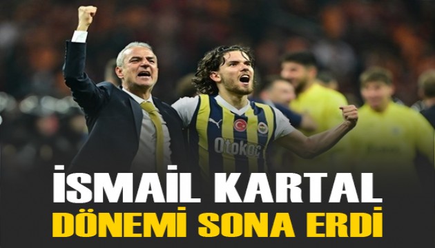 Fenerbahçe, İsmail Kartal ile yollarını ayırdığını açıkladı