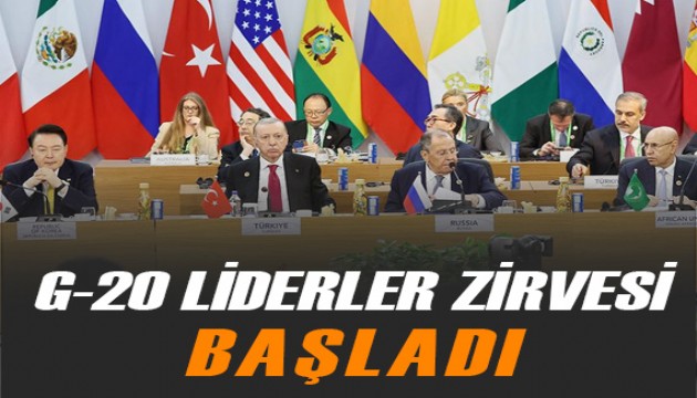 G20 Liderler Zirvesi başladı