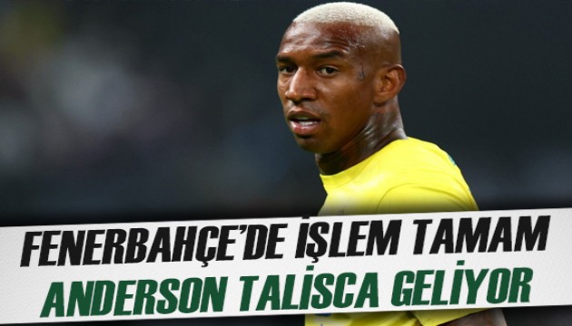 Fenerbahçe, Anderson Talisca'yı bitirdi