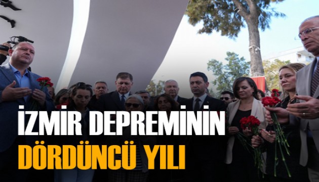 İzmir depreminde hayatını kaybedenler anıldı