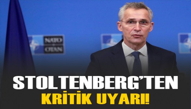 Stoltenberg'den kritik Çin uyarısı