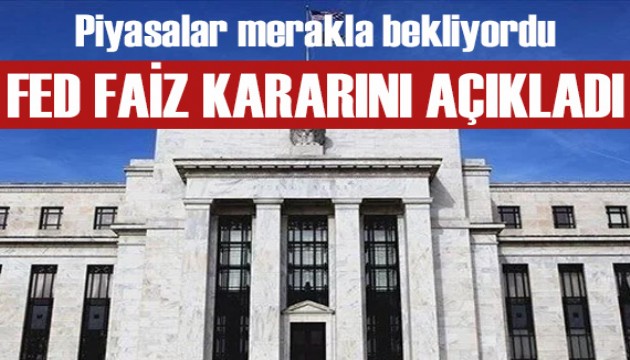 Fed, politika faizini 25 puan düşürdü