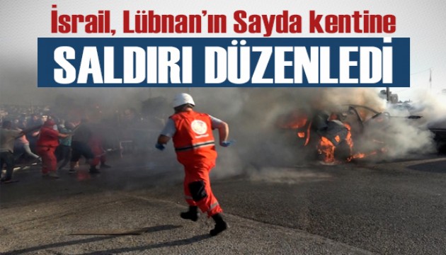 İsrail Lübnan'ın Sayda kentinde bir aracı vurdu