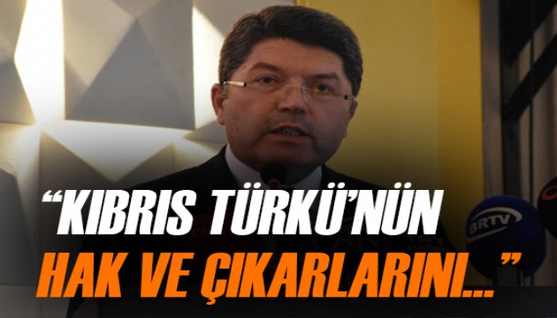 Bakan Tunç: Kıbrıs Türkü'nün hak ve çıkarlarını korumakta kararlıyız