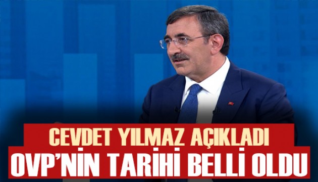 Cumhurbaşkanı Yardımcısı Yılmaz: OVP'yi 5 Eylül'de açıklamayı planlıyoruz