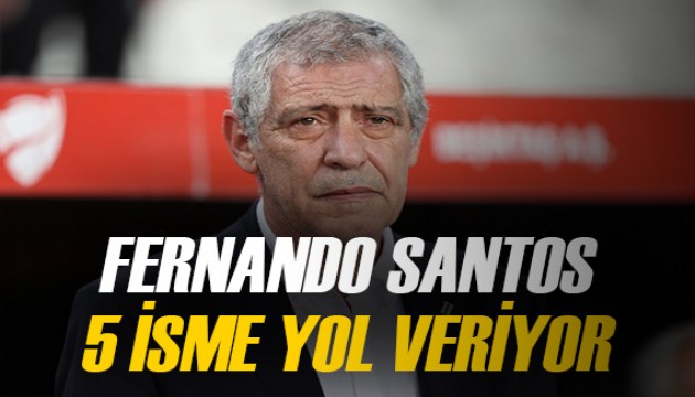 Fernando Santos müdahalesi! Beşiktaş'ta 5 isim yolcu...