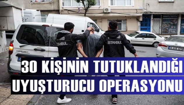 İstanbul'da büyük uyuşturucu operasyonu