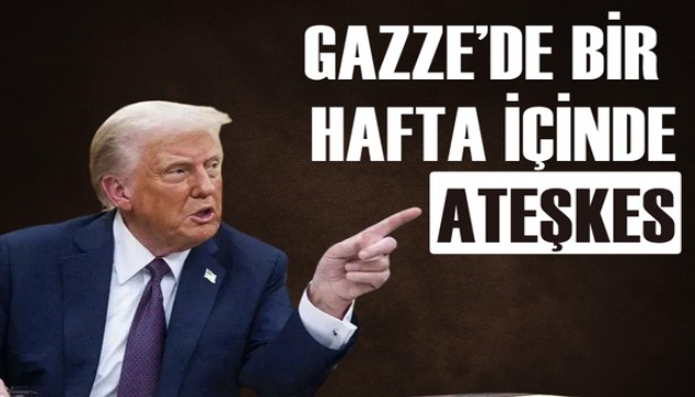 Trump: Gazze'de bir hafta içinde ateşkes sağlanabilir