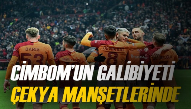 Galatasaray'ın galibiyeti Çekya'da gündem oldu