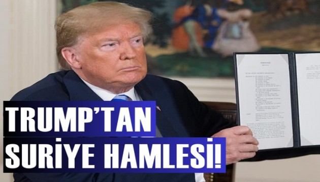 Trump Suriye'ye yaptırımları bitirdi