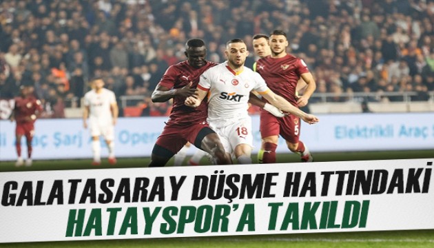 Galatasaray'a Hatayspor freni