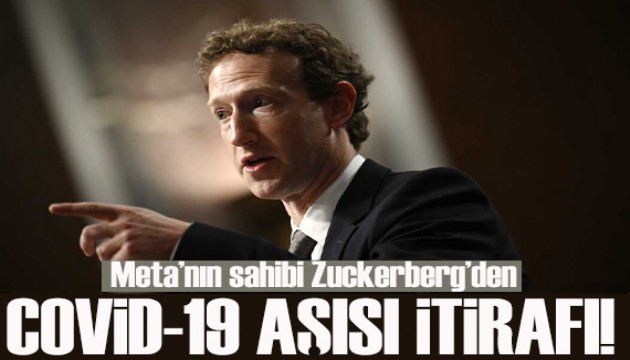 Zuckerberg'den Covid-19 aşısı itirafı