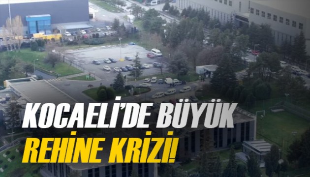 Kocaeli'deki fabrikada büyük rehine krizi!