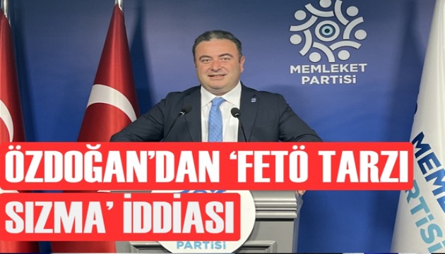 Ömer Özdoğan’dan çarpıcı iddia: FETÖ benzeri yapı sızmaya kalktı, yeni parti kuruyoruz