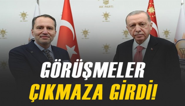 Yeniden Refah ile AK Parti arasındaki ittifak görüşmeleri çıkmaza girdi