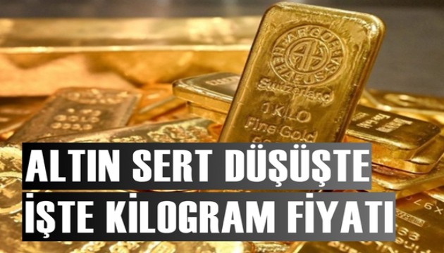 Altında sert düşüşte!