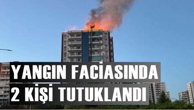 Diyarbakır'daki yangın faciasına ilişkin iki kişi tutuklandı