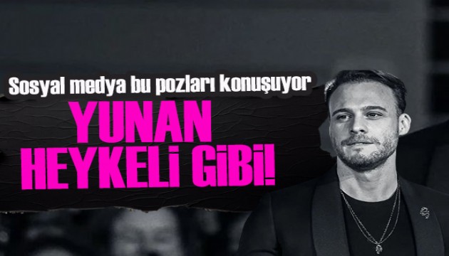 Kerem Bürsin'den sosyal medyayı sallayan üstsüz pozlar...