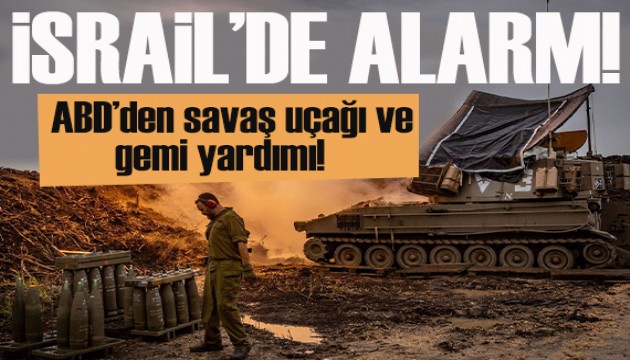 ABD, İsrail'i korumak için savaş uçakları ve gemiler gönderiyor!