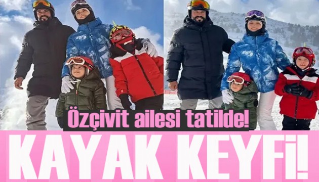 Burak Özçivit ve Fahriye Evcen çifti kayak sezonunu açtı!