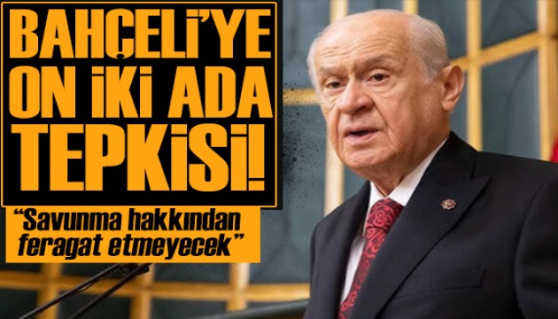 Bahçeli'nin 'On İki Ada' açıklamasına Yunanistan'dan tepki