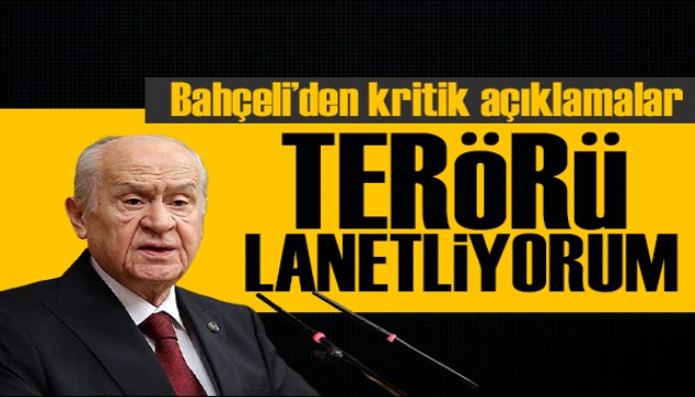 MHP lideri Bahçeli'den kritik açıklamalar: Soysuzların kökü kurutulacaktır