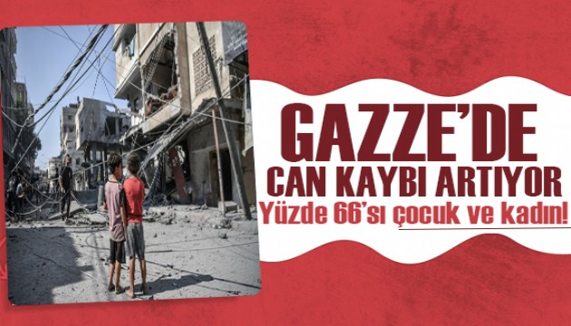 Gazze'de can kaybı 2 bin 215'e yükseldi