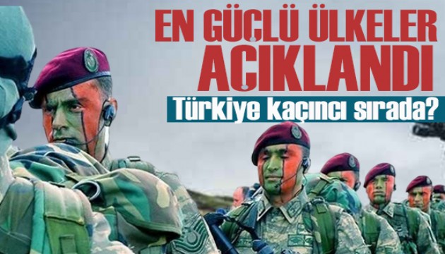 Orta Doğu'nun en güçlü ülkeleri açıklandı: Türkiye kaçıncı sırada?